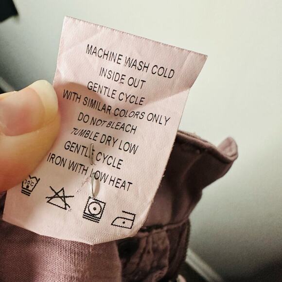 Anthropology Level 99 Women’s Mauve Lily Skinny Straight Jeans Size 25 - Picture 9 of 10